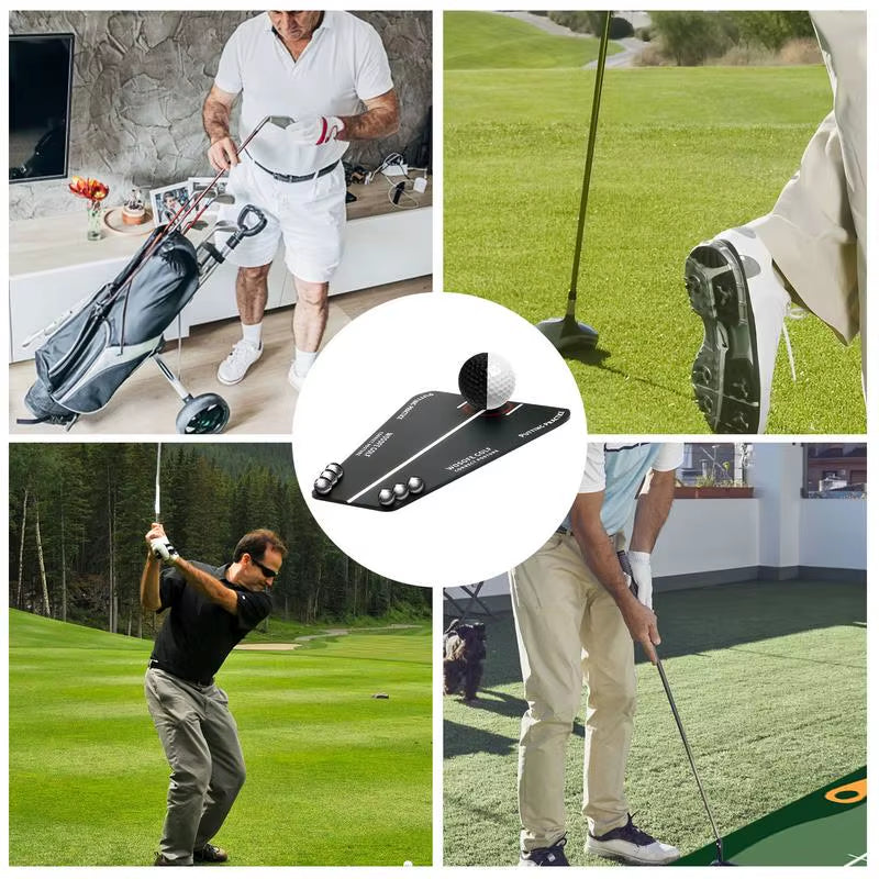 Golf Putting Track Board Golf Putter Green Practice Board Golf Putter Trajectory Balancer for Golf Training Aid Equipments