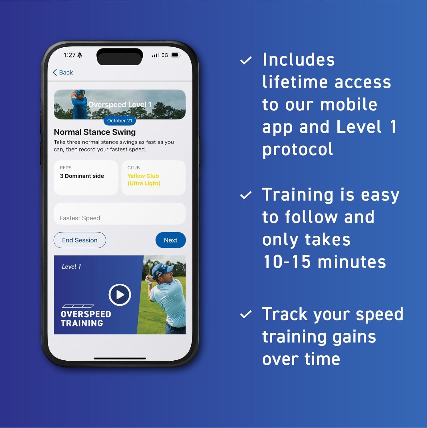 Swing Speed Training System: Enhance Your Swing Speed and Add 20 Yards with Speed Sticks™ Used by Padraig Harrington and App-Based Training Protocols